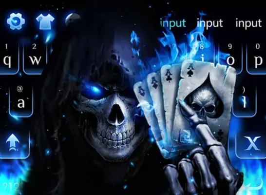 Horrible 3D Poker Skull android App screenshot 5